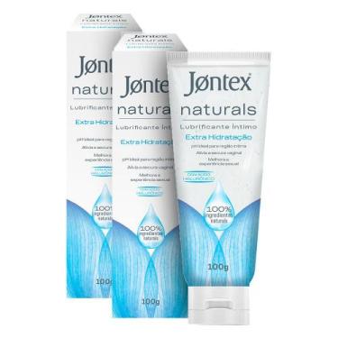 Imagem de Kit 2 Gel Lubrificante Íntimo Jontex Naturals Extra Hidratação 100% Na