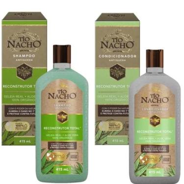 Imagem de Kit Tio Nacho Reconstrutor Total Shampoo 415ml + Condicionador 415ml