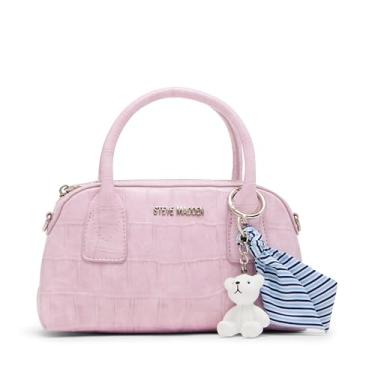 Imagem de Steve Madden Bolsa pequena Melodie com cachecol, crocodilo rosa
