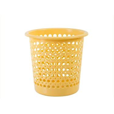 Imagem de Caixote do lixo doméstico Cesto de lixo de plástico para Liviroom Banheiro Cozinha Escritório Cesto de Lixo Cesto de Lixo Lixeira Lixeira / Cinza/23 cm