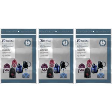 Imagem de 3 Kits 3 Sacos de aspirador de pó - Modelos: One, Trio, Max Trio, Go!, Ingenio, Twenty e Sonic (SBEON) Electrolux