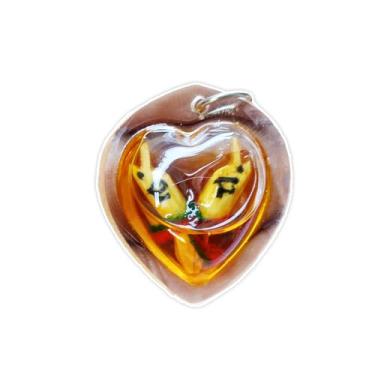 Imagem de Amuleto tailandês joias presente mágico pingente da sorte mini nok salika pássaro casal óleo pingente buda amuleto talismã buda poder rico dinheiro riqueza negócios atração amor amante sorte