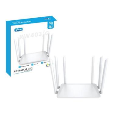 Imagem de Roteador Wireless Dual Band 5Ghz/2.4Ghz 300Mbps com 6 Antenas KP-RW403