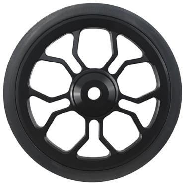 Imagem de Rolos dobráveis de liga de alumínio de fácil liberação com rolamentos, rodas guia para bicicletas estilo Brompton