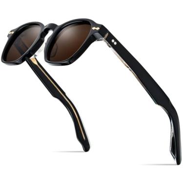 Imagem de HEPIDEM Armação de óculos de acetato masculino feminino quadrado óculos ópticos MZEPH, Mzephirini Bttea C3, 47-26-150