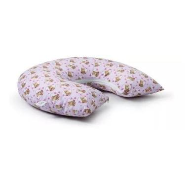 Imagem de Almofada Para Amamentação Travesseiro -URSA ROSA PERI - CLICK TUDO