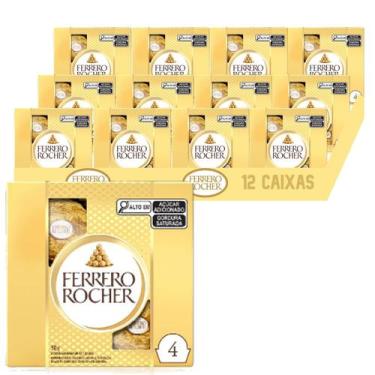 Imagem de Bombom FERRERO ROCHER 50g (12 caixas - 48 bombons)