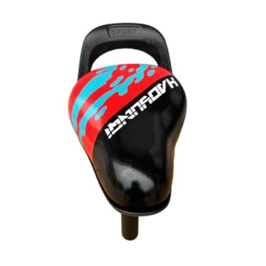 Imagem de KiBcsLic Substituição de selim de bicicleta infantil, fácil de usar, com canote de 25 mm de diâmetro, ao desgaste, peça para bicicleta esportiva, Vermelho E Preto