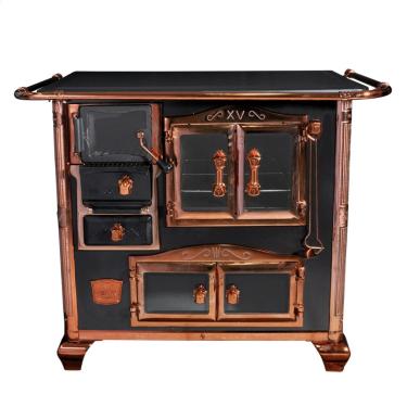 Imagem de Fogao a Lenha N 1 Princess Preto Rose Gold com Tampa Sd