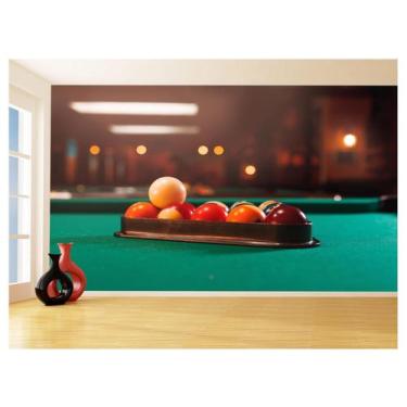 Imagem de Papel De Parede 3D Salão De Jogos Bilhar Sinuca 3,5M Jcs24 - Você Deco