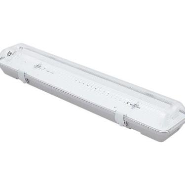 Imagem de Luminária Calha Taschibra Blindada Ip65 3118 1,26 Mt 2Xt5/T8, Bivolt