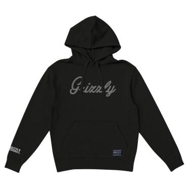 Imagem de Moletom Grizzly Script Logo Hoodie G BLACK UNICA-Masculino