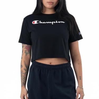 Imagem de Cropped Champion Classic Script Black-Feminino