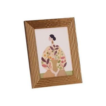 Imagem de Porta Retrato Decorativo Com Moldura Para Foto De Luxo Dourada Suporta