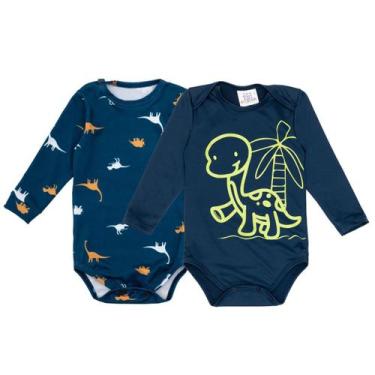 Imagem de Kit 2 Body Bodie Bebê Praia Infantil Com Proteção Uv Solar - Fofotinho