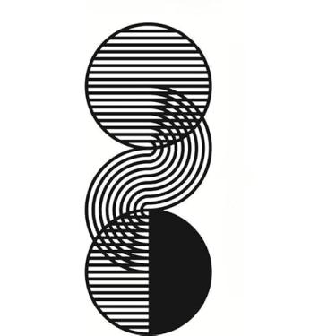 Imagem de Quadro Vazado Abstrato Dupla Face MDF 3mm - Decoração Sofisticada para Sala, Quarto e Ambientes Modernos (cru grande 55x131cm)