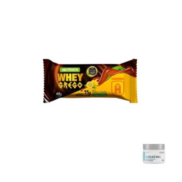 Imagem de Kit Whey Grego Bar Dulce de Leite e Limão Havanna + Creatina Monohidratada DUX 100g