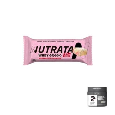 Imagem de Kit Whey Grego Bar Morango + Creatina Monohidratada Creapure 250g Max Titanium