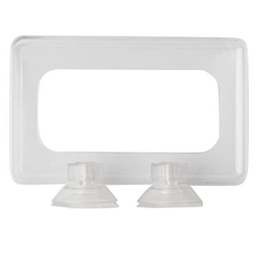 Imagem de Zerodis Anéis de Alimentação Acrílicos Transparentes Dos Peixes, Anel Alimentador da Prevenção Dos Restos do Alimento do Aquário para o Alimentador Pequeno do Animal de Estimação Dos (Tamanho grande