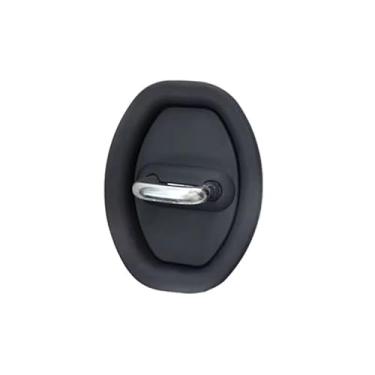 Imagem de Kit de 4 peças Amortecedor de Borracha Protetor Porta Do Carro Batente Anti Impacto Colisão(PRETO)