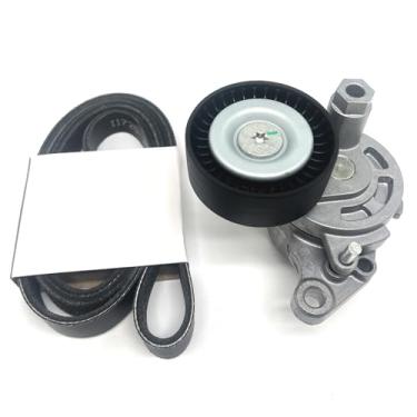 Imagem de DVeiyQuant Tensor de correia 39358 com correia compatível com Nissan Altima L4 2,5L GAS,2014 2015 2016 2017 2018 Nissan Altima L4 2,5L GAS,2014 2015 2016 2017 2018 2019 Nissan Rogue L4 2019 .5L GÁS