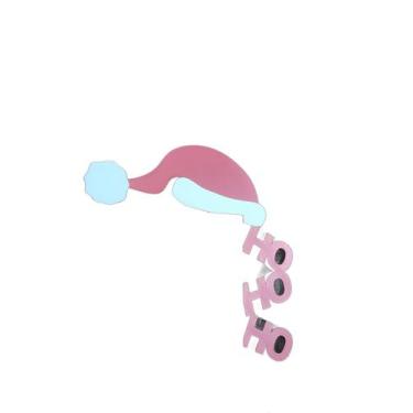 Imagem de Decoracao Enfeite Porta Natal Papai Noel Hohoho Natalino Vermelho E Br