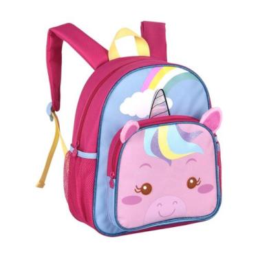 Imagem de Mochila Escolar De Costas Infantil Creche Clio Pets Zoo Insetos E Anim