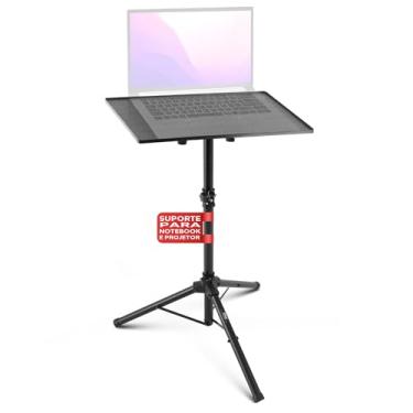 Imagem de PYLE -PRO Pro DJ Laptop, suporte ajustável para projetor, suporte de montagem para estúdio, equipamento de DJ para computador, altura ajustável, suporte para projetor de laptop, 71 a 127 cm, bom para palco ou estúdio - PLPTS3