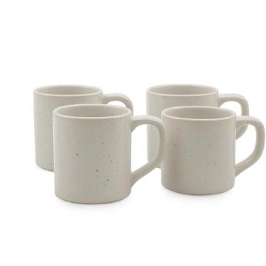 Imagem de Conjunto 4 Xícaras De Café 90ml Pavia – Modelo Sem Pires Para Uso Diário E Servir Café Espresso (Branco)