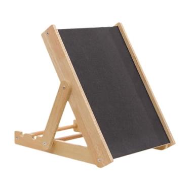 Imagem de Baoblaze Brinquedo de arranhar, acessório de entretenimento, dobrável, marrom, para afiar as garras de animais de estimação, ideal para chinchilas e coelhos.