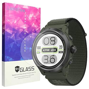 Imagem de Lamshaw Compatível com Coros Apex 2 Pro Protetor de tela, [pacote com 3] Película de vidro temperado 9H compatível com Coros Apex 2 Pro/Apex 2 GPS Outdoor Watch (pacote com 3) - filme de vidro Apex 2 Pro)