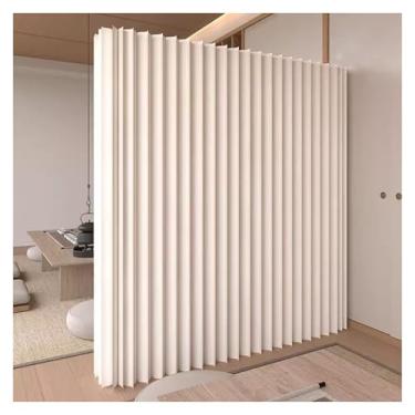 Imagem de Room divider Divisória de ambiente dobrável e retrátil em papel, good para decoração de fundo de casamento e painéis de parede temporários.(1-2X2.4M)