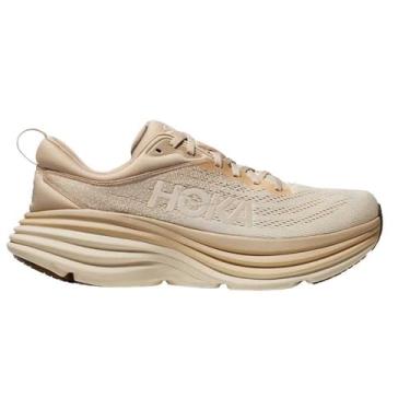 Imagem de HOKA ONE ONE Bondi 8 Tênis masculino, Shifting Sand/Vanilla, 41