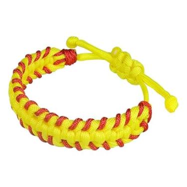 Imagem de Todu Pulseira de beisebol trançada de softball, para amantes de esportes, joias para fãs de esportes para mulheres e homens, Adjustable, Sem Pedra Preciosa