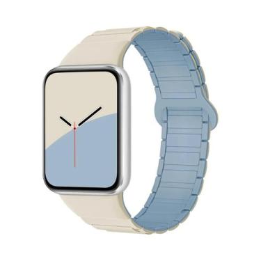 Imagem de Pulseira Magnética De Silicone Para Xiaomi MiBand 8 pro 9 pro Redmi Wa