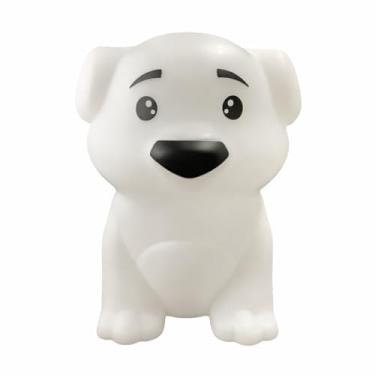 Imagem de Luminária Cachorrinho LED Infantil – Abajur de Mesa em Silicone Macio, Recarregável USB e Touch Control para Quarto de Bebê e Decoração