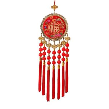 Imagem de Sclmgo Decoração Suspensa para O Ano Chinês, Placa de Entrada com Borlas, Style B