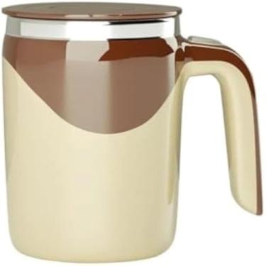 Imagem de Caneca, misturador, automatica, inox, bebida, portatil, eletrica, 380ml, e pratica.