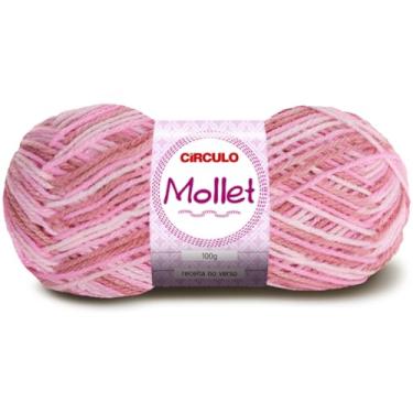 Imagem de Fio Mollet Círculo 100g 200m Lã Acrílica Tricô Crochê Artesanato Touca Cachecol Inverno Novelo (9373# - DOCEIRA)