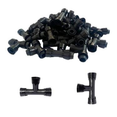 Imagem de 100Und-TE com Anel de 16mm Conexão p/ Irrigação e Mangueiras - Implebr