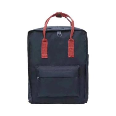 Imagem de Mochila De Lona Impermeável Para Laptop Feminina Clássica E Confiável 