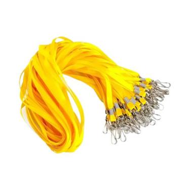 Imagem de Cordão Para Crachá De Identificação Com Gancho Giratório, 10 Ou 20 Peç