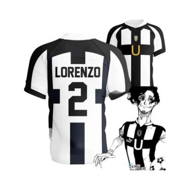 Imagem de Camisa De Futebol Blue Lock Ubers V-neck Unissex Uniformes De Cosplay 