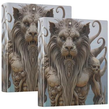 Imagem de Fichários de 3,8 cm com 3 argolas, 200 folhas duráveis para prancheta, fichário de escritório, 31,5 x 27 x 6 cm, 1 pacote