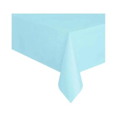 Imagem de Toalha De Mesa Plástica Descartável Cor Macaron Para Decorações De Cas