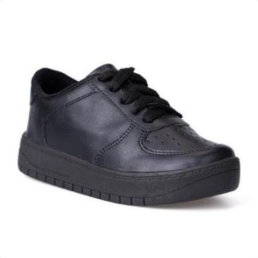 Imagem de Tênis Feminino Infantil Recortes Casual Cano Curto Baixo-Feminino