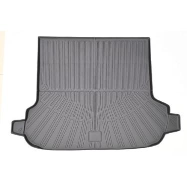 Imagem de Yakitoko Tapete de forro de porta-malas de carro 3D TPE para Subaru Outback 2015-2019, ajuste personalizado, proteção de piso à prova d'água para todos os climas, resistente e inodoro