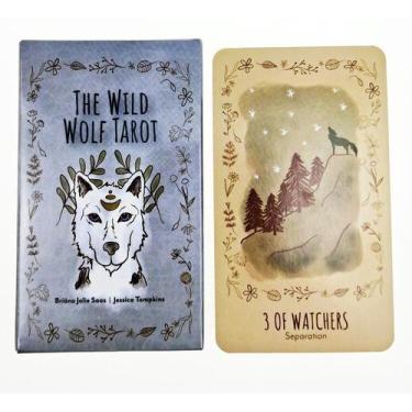 Imagem de Jogo de cartas Wild Wolf Tarot Family Deck Cards - Yiweisai