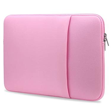 Imagem de Manga para Notebook B2015 Bolsa de Zíper Macia Substituta MacBook Air Pro Ultrabook Tablet Espuma Antiestática Fina e Leve com Interna Ventilada Forro Esponja Bolso Frontal Canetas Celular Cabos Carre