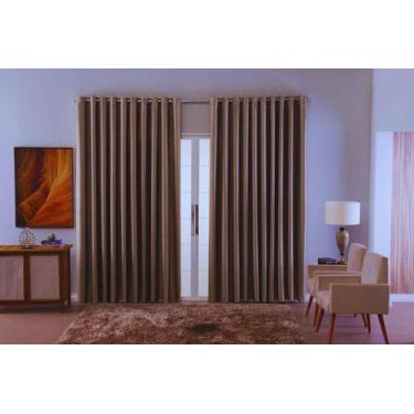 Imagem de Cortina Para Sala Quarto Blackout Tecido 5,50X2,50 Ellegance - Bf Conf